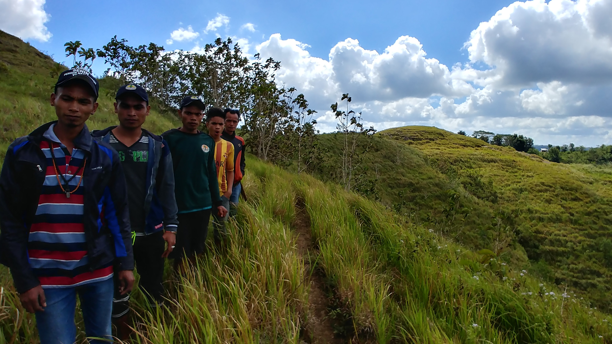 Field visit with volunteers in Sumba, Indonesia